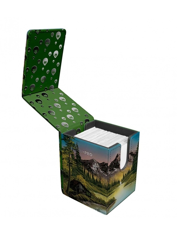 caja-de-mazo-alcove-flip-deck-box-mountain-retreat-bob-ross-ultra-pro (3).webp
