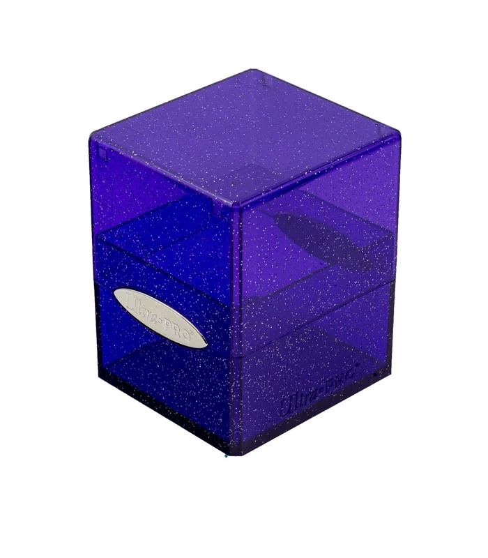 caja-de-mazo-satin-cube-deck-box-glitter-morado-ultra-pro.webp