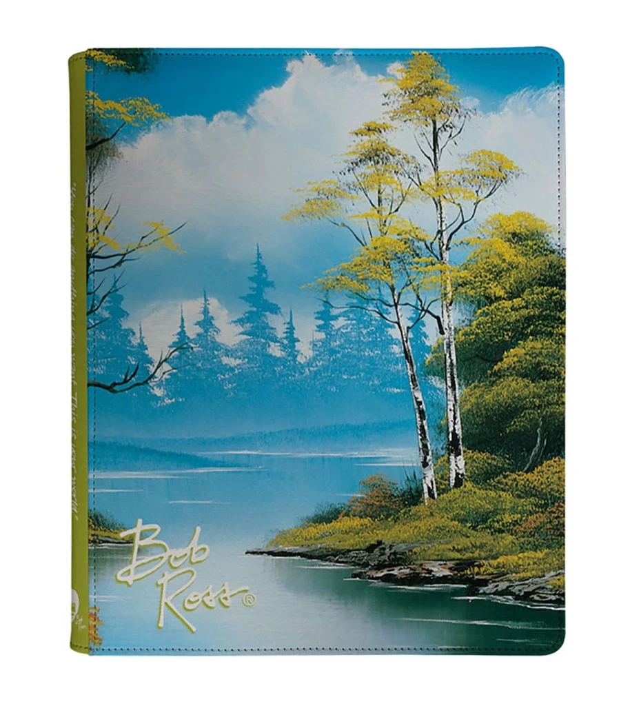 carpeta-9-bolsillos-con-cremallera-pro-binder-lakeside-path-bob-ross-ultra-pro.webp
