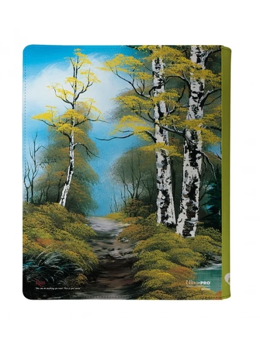 carpeta-9-bolsillos-con-cremallera-pro-binder-lakeside-path-bob-ross-ultra-pro.webp